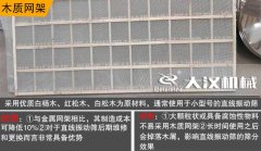 直線篩網(wǎng)架選擇方法？